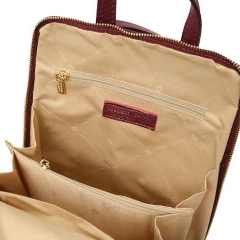 TL Bag - Small leather backpack for women